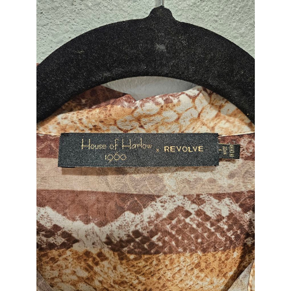 Women's House of Harlow 1960 x REVOLVE Blouse - M - Brown - Picture 4 of 4